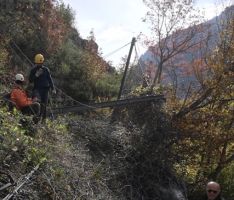 Strada Mutria collegante Cerreto – Cusano – Pietraroja chiusa al traffico.