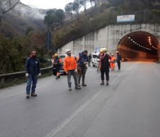 Strada provinciale Cerreto-Cusano-Pietraroja: al via i lavori di contenimento