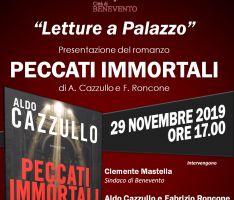 A Palazzo Paolo V la presentazione del libro “Peccati Mortali”