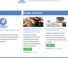 Attivo il sito internet ‘beneventocovid.it’ di Altrabenevento per l’emergenza sanitaria