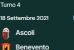 Ascoli-Benevento: precedenti e curiosità statistiche