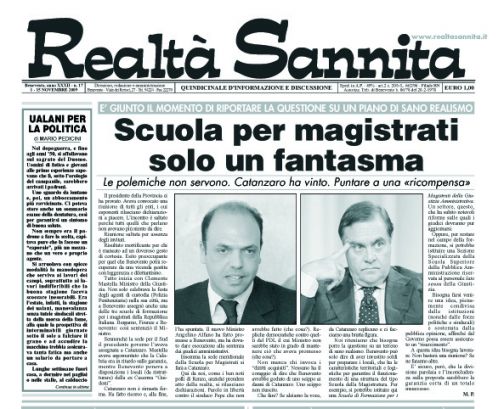 Realtà Sannita, è in edicola il nuovo numero del quindicinale