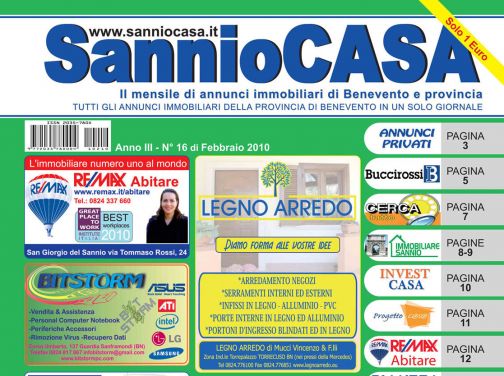 Sannio Casa, in edicola il nuovo numero del mensile di annunci