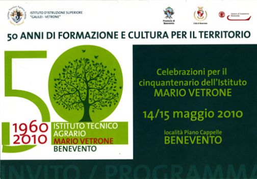 Celebrazioni 50 anni dell’Istituto ‘M. Vetrone’, l’11 maggio la conferenza stampa