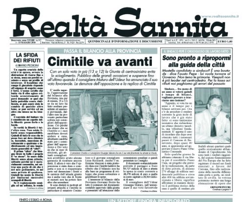 Realtà Sannita, in edicola il nuovo numero