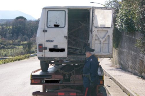 Valle Telesina, trasporti rifiuti speciali: tre denunce e fogli di via