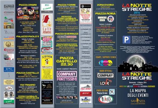 Notte delle Streghe: il programma della manifestazione