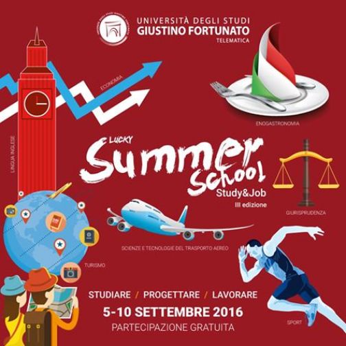 Lucky Summer School, dal 5 al 10 settembre all’Unifortunato