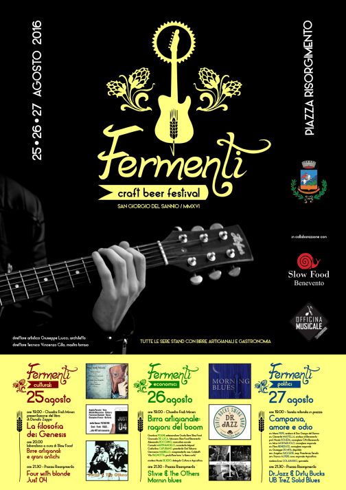 San Giorgio del Sannio, Festival Fermenti: dal 25 al 27 agosto