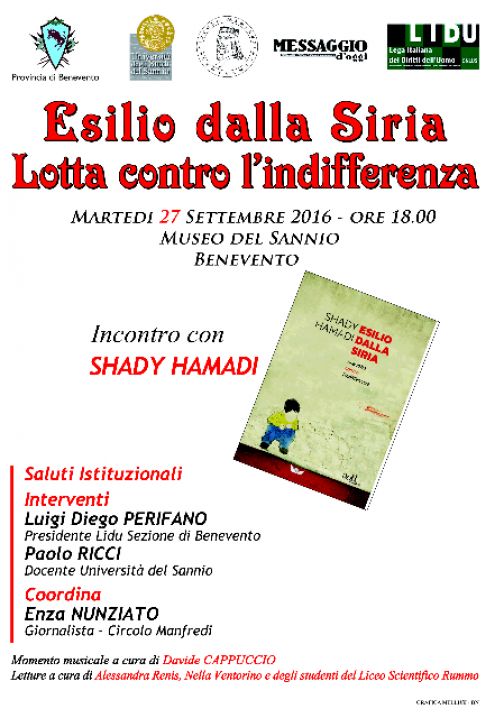 Al Museo del Sannio incontro con Shady Hamadi