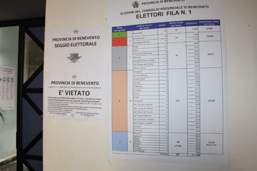 Insediato il seggio, tutto pronto alla Rocca per le Elezioni del Consiglio provinciale
