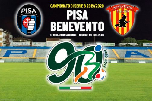 Ore 21.00: si parte! Con Pisa-Benevento si alza il sipario sul Campionato di serie B 2019/2020