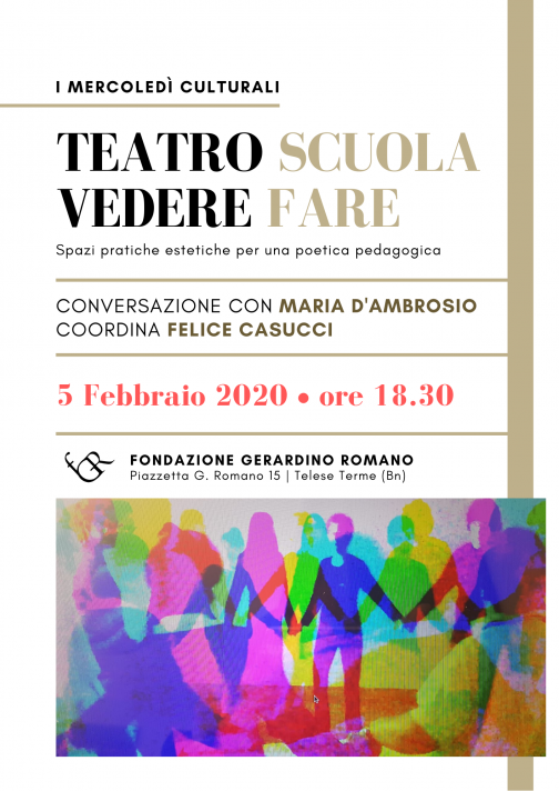 Alla Fondazione Romano presentazione libro ‘Teatro Scuola Vedere Fare’